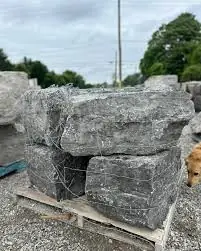 Pallet of 20 inch limestone armour stone