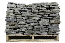 Maple Creek wall stone on a pallet